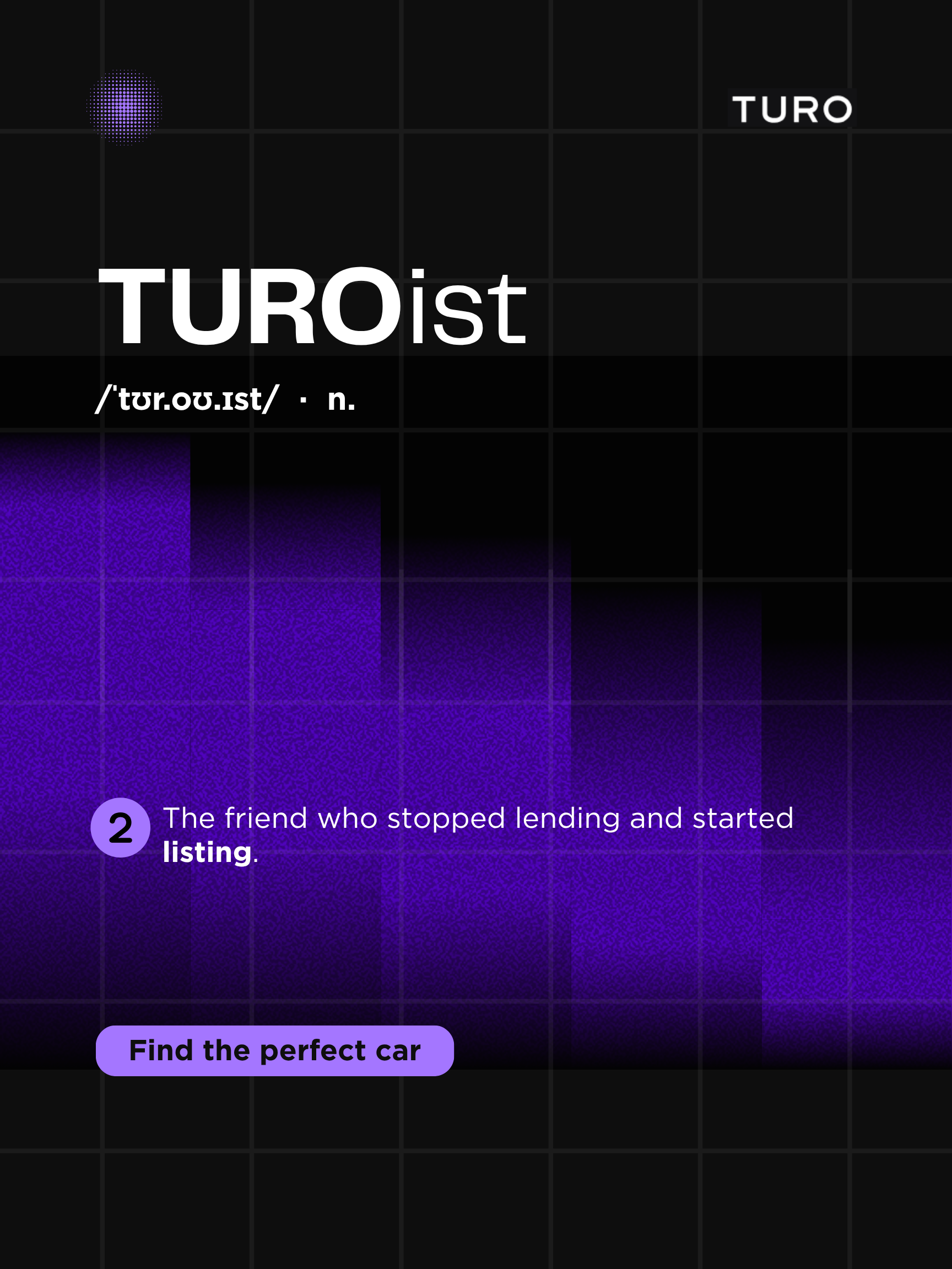 TUROist IG Ad — Definition 2: stopped lending, started listing